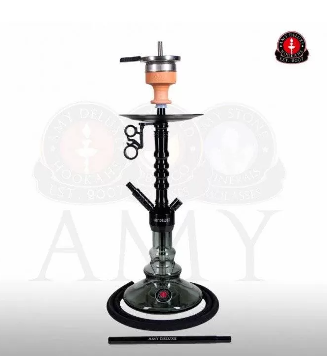 Amy Deluxe German hookah shisha set 070.02 Alu Zulu S Amy Shisha Aluminum Black