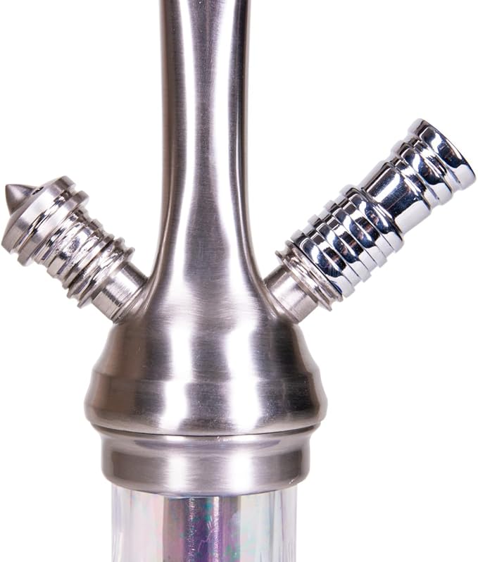 Amy German hookah shisha set, 038 R I Need You R Silver+Blue