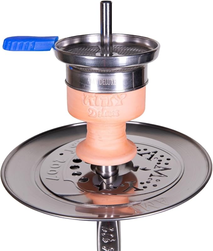 Amy German hookah shisha set, 038 R I Need You R Silver+Blue