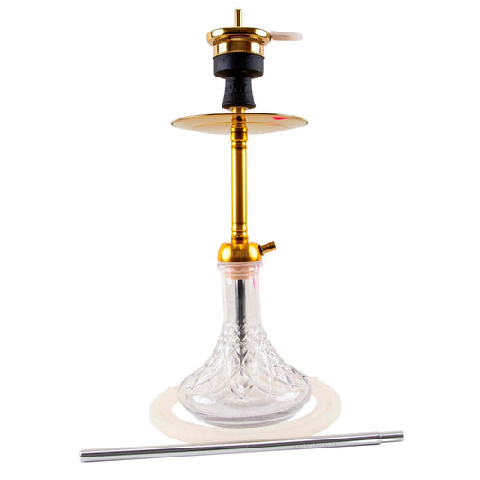 Amy Deluxe Shisha 120.02 Alu Joy S Gold + Clear