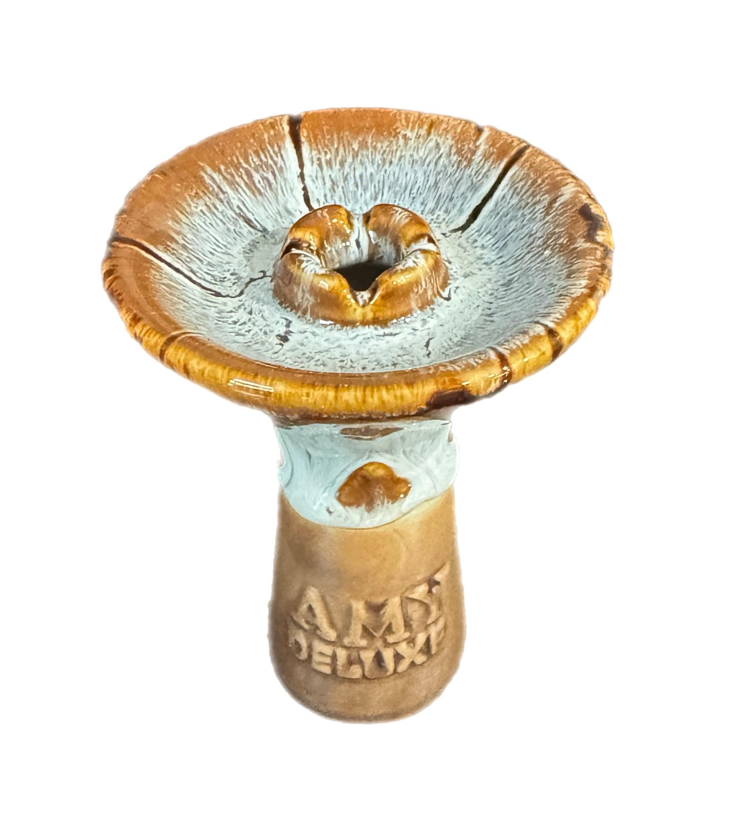 Amy Ceramic Bowl White + Brown TK002