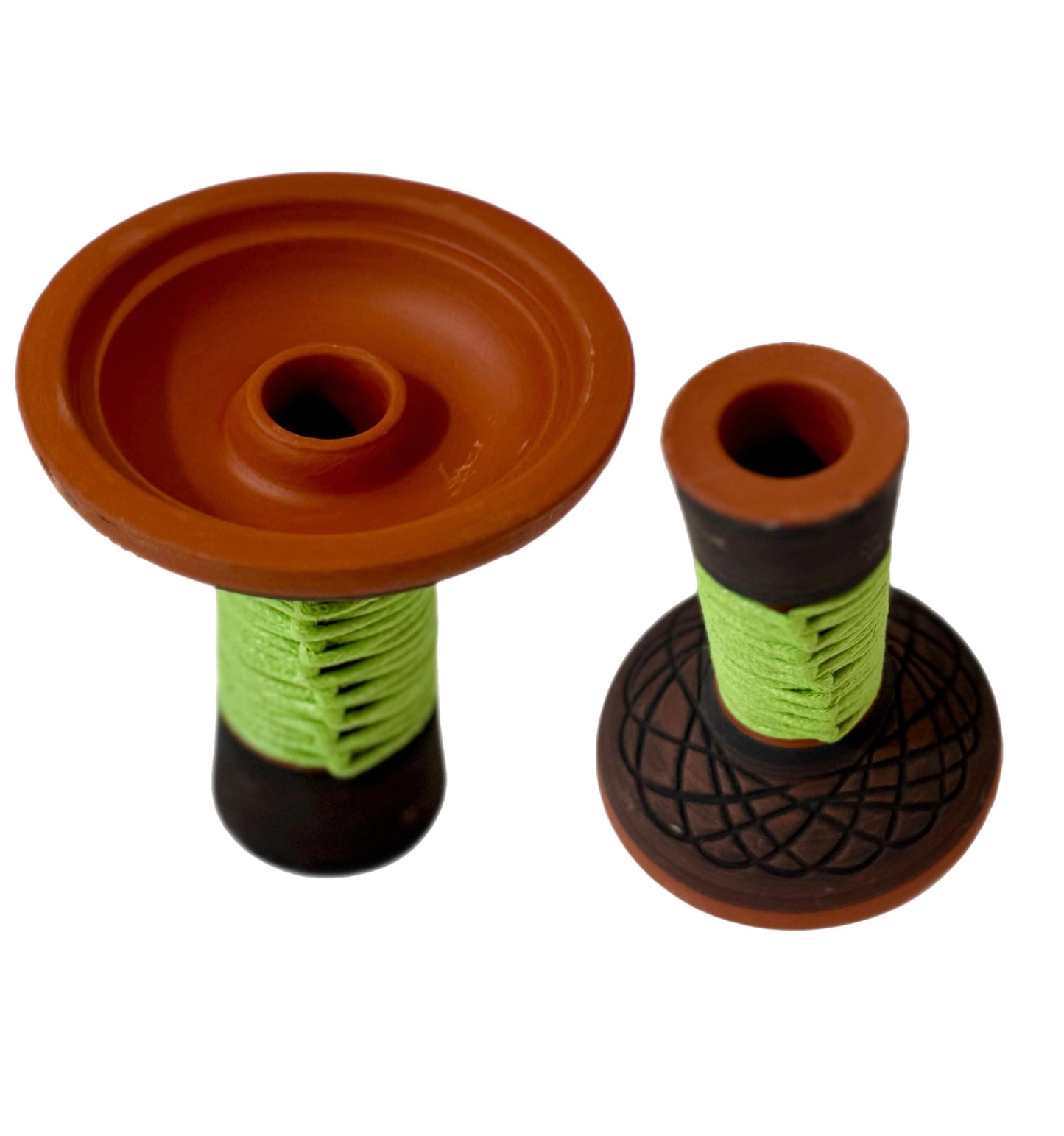 Ceramic Hookah Bowl Tie Rope Style 1