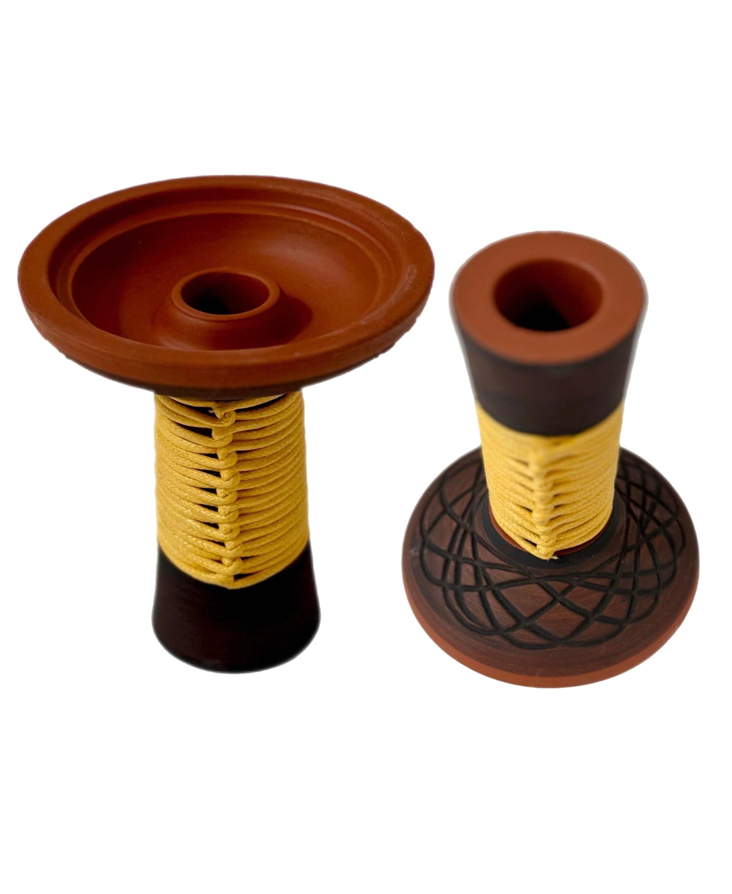 Ceramic Hookah Bowl Tie Rope Style 1