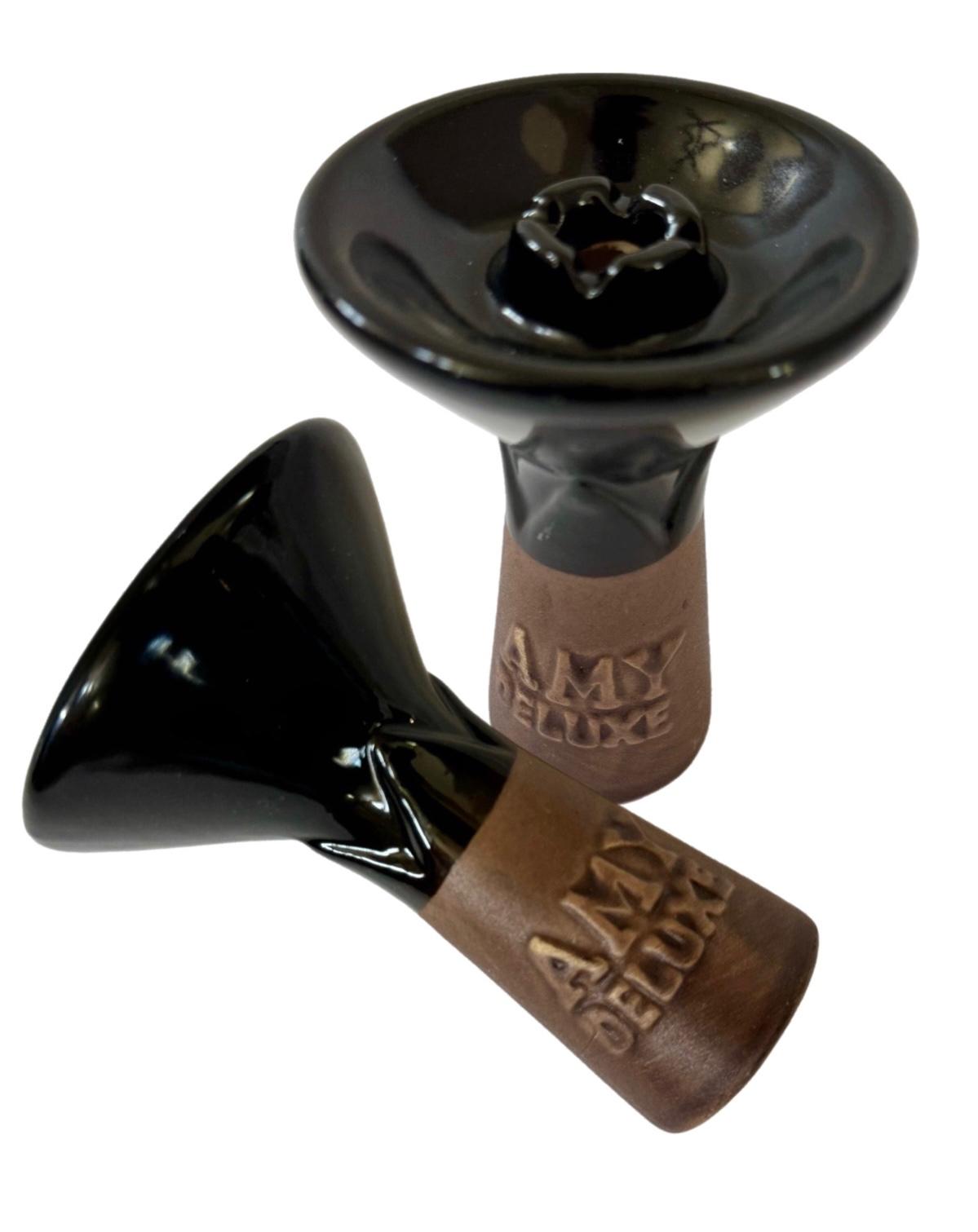 Amy Deluxe Hookah Bowl Black+Brown TK002