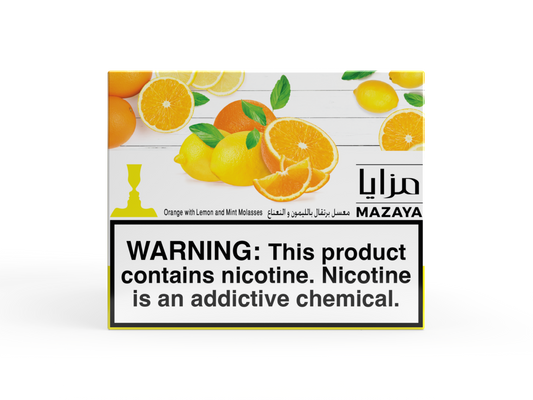 Mazaya Tobacco – Orange Lemon With Mint