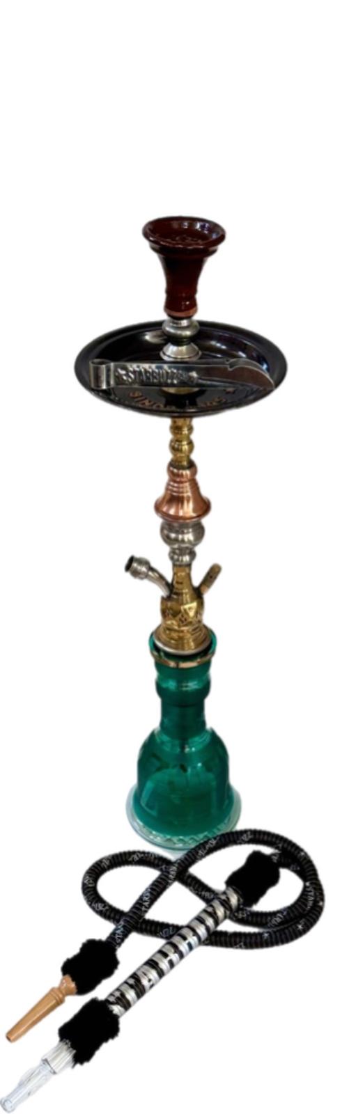 Starbuzz Egyptian Style Hookah Gold and Chrome Pipe